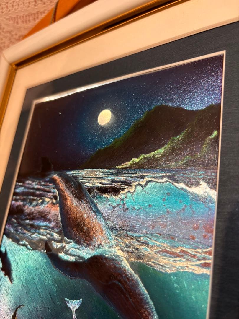 希少！ラッセン　絵　画　立体　複製画