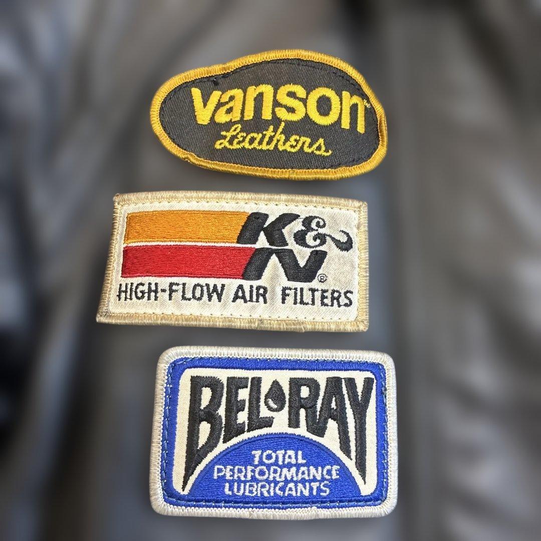 Vanson ライダースジャケット　TCジャケット サイズ36 ワッペン