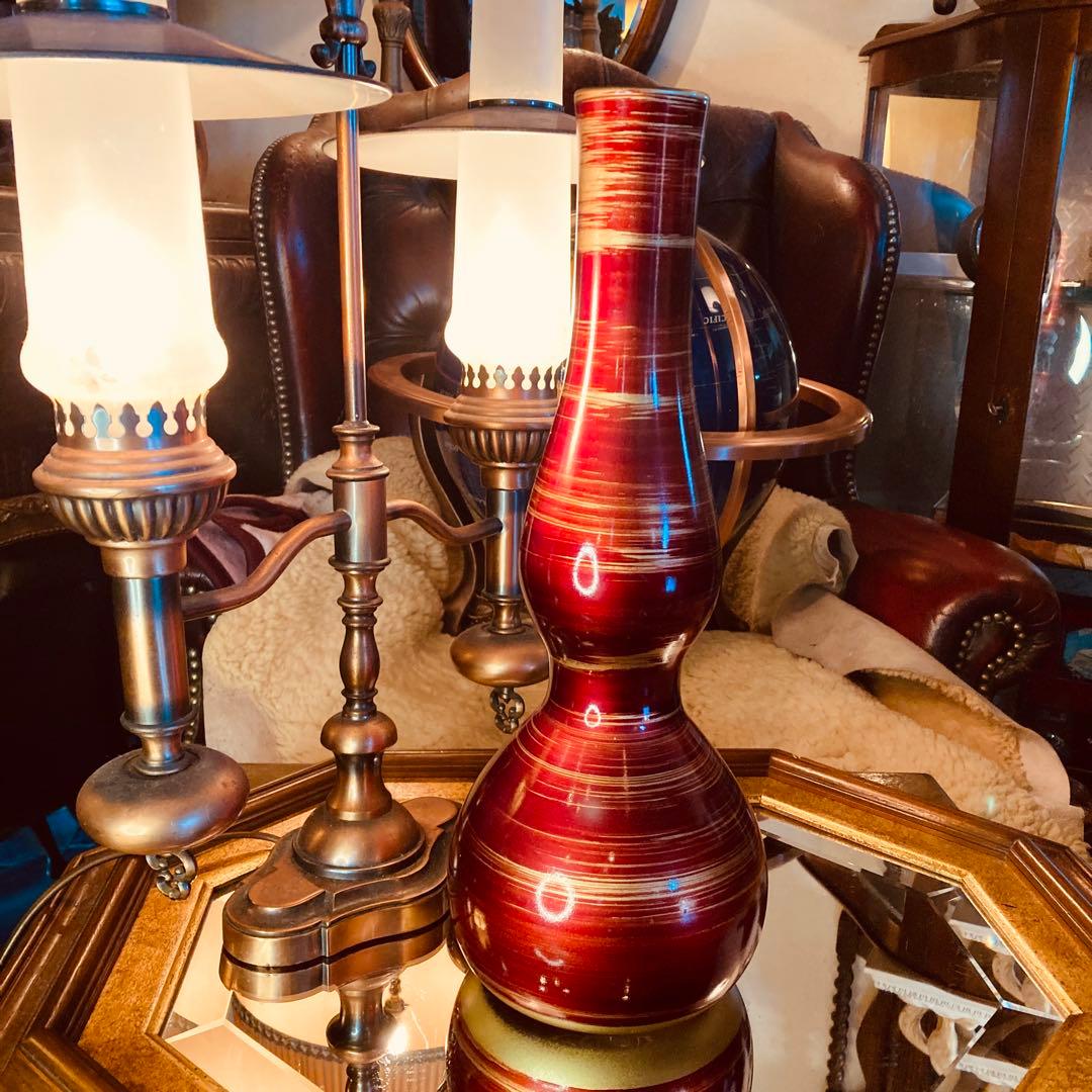 湯布院アンティーク 【美品】イタリア製 IVV社　フラワーベース スタンドガラス