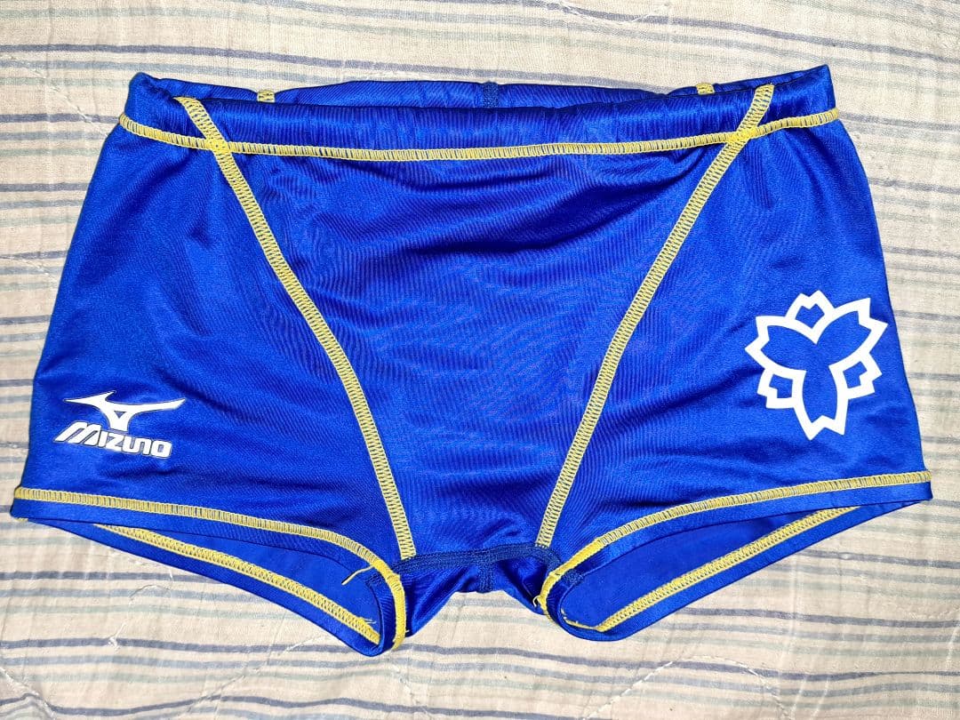 MIZUNO 日体大 ボックス型 Sサイズ ライフセービング部 裏布ナシ