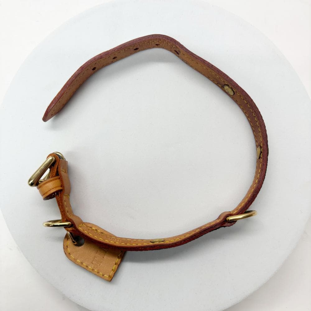 ルイヴィトン ペット首輪 モノグラム M58072 小型犬 猫 レザー