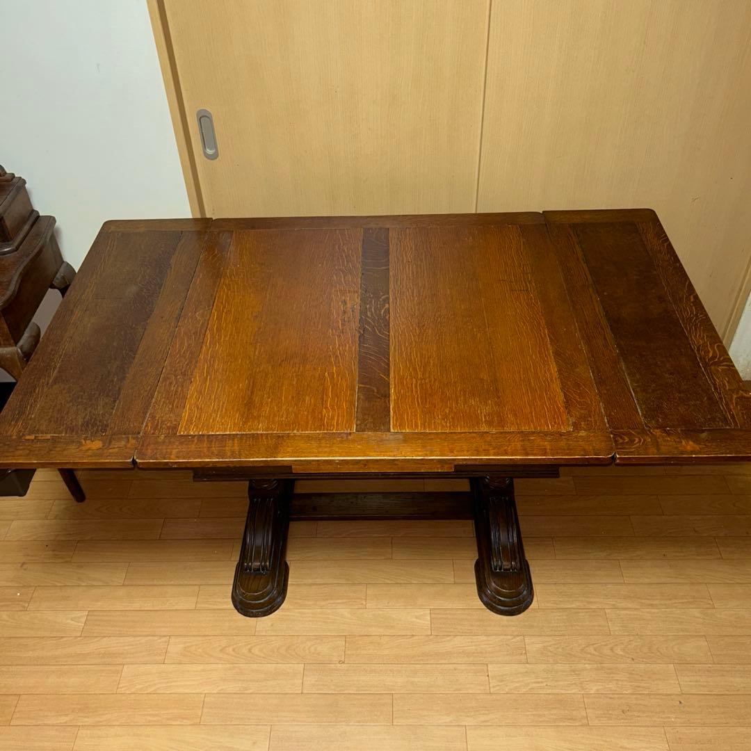 ドローリーフテーブル　アンティーク　イギリス