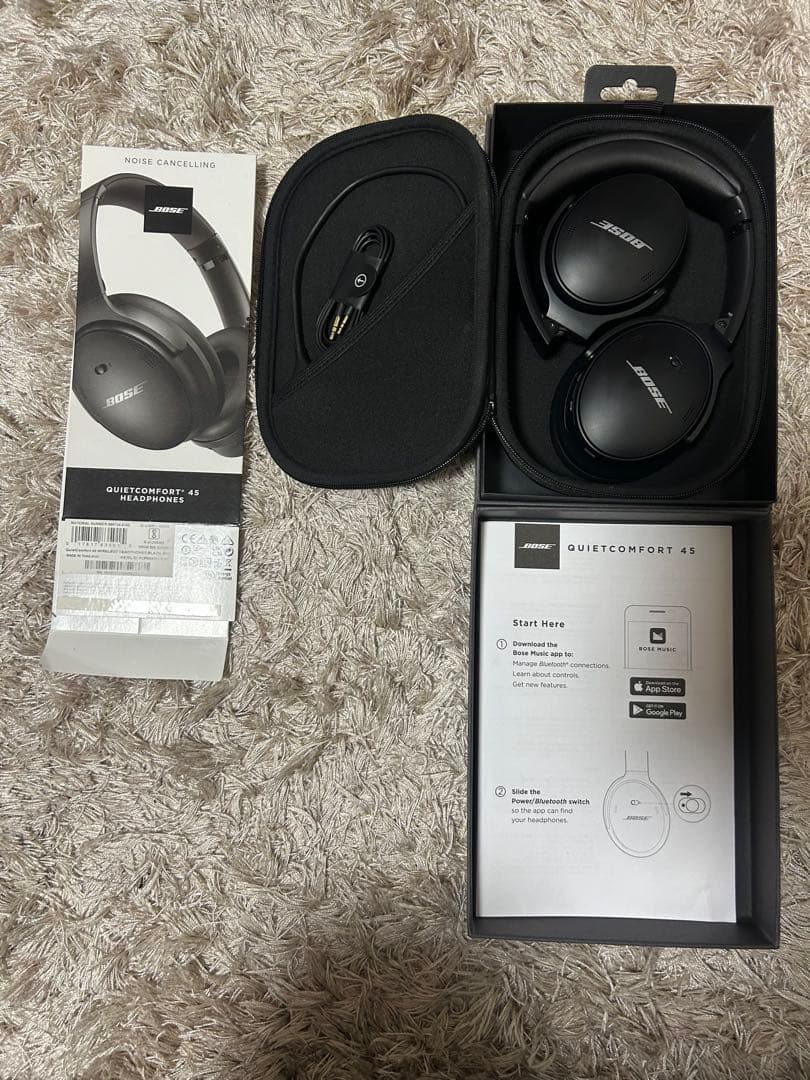 Bose Comfort 45 ワイヤレスヘッドセット　ヘッドホン