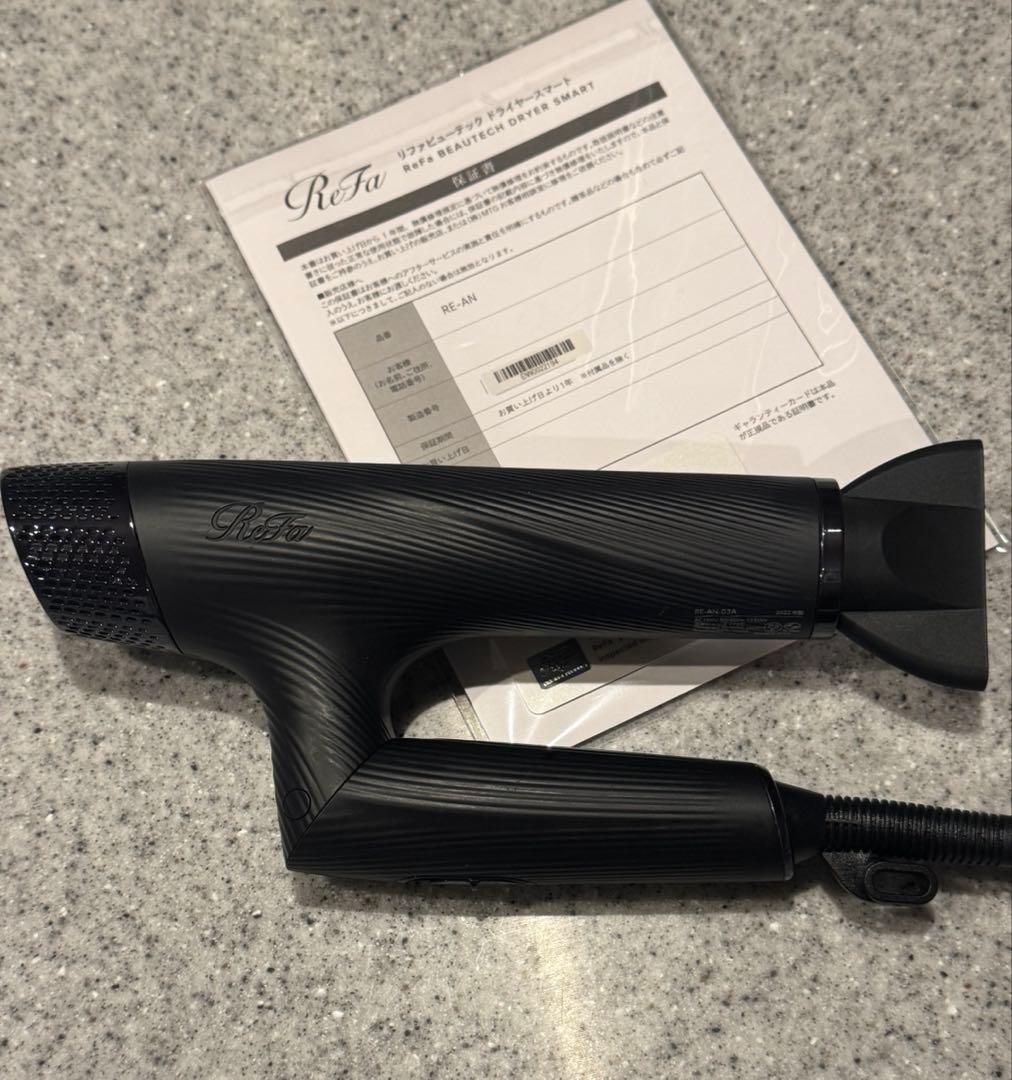 Refa リファビューテックドライヤースマート（ブラック）RE-AN-03A