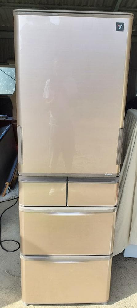 C36 SHARP 5ドア冷蔵庫　SJ-W413G-T 2021年製　両開き