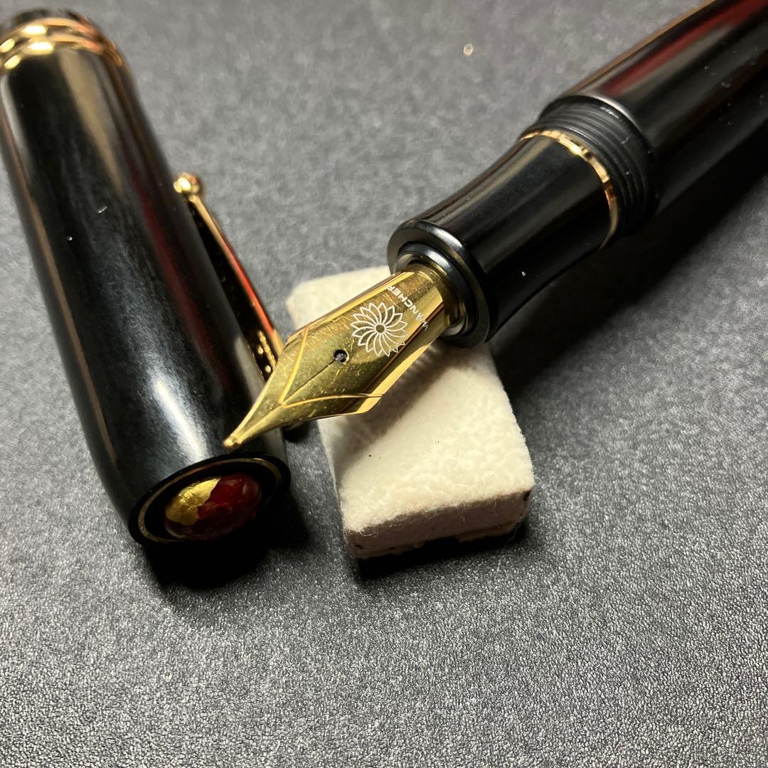 ワンチャー製ベークライト七宝万年筆　Ｍ中字 新品未使用品
