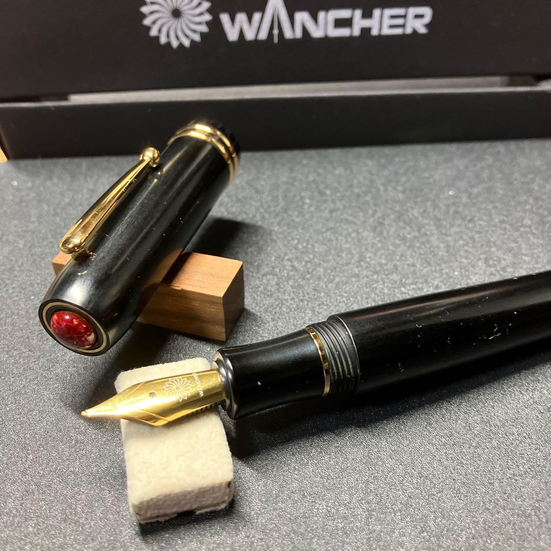 ワンチャー製ベークライト七宝万年筆　Ｍ中字 新品未使用品