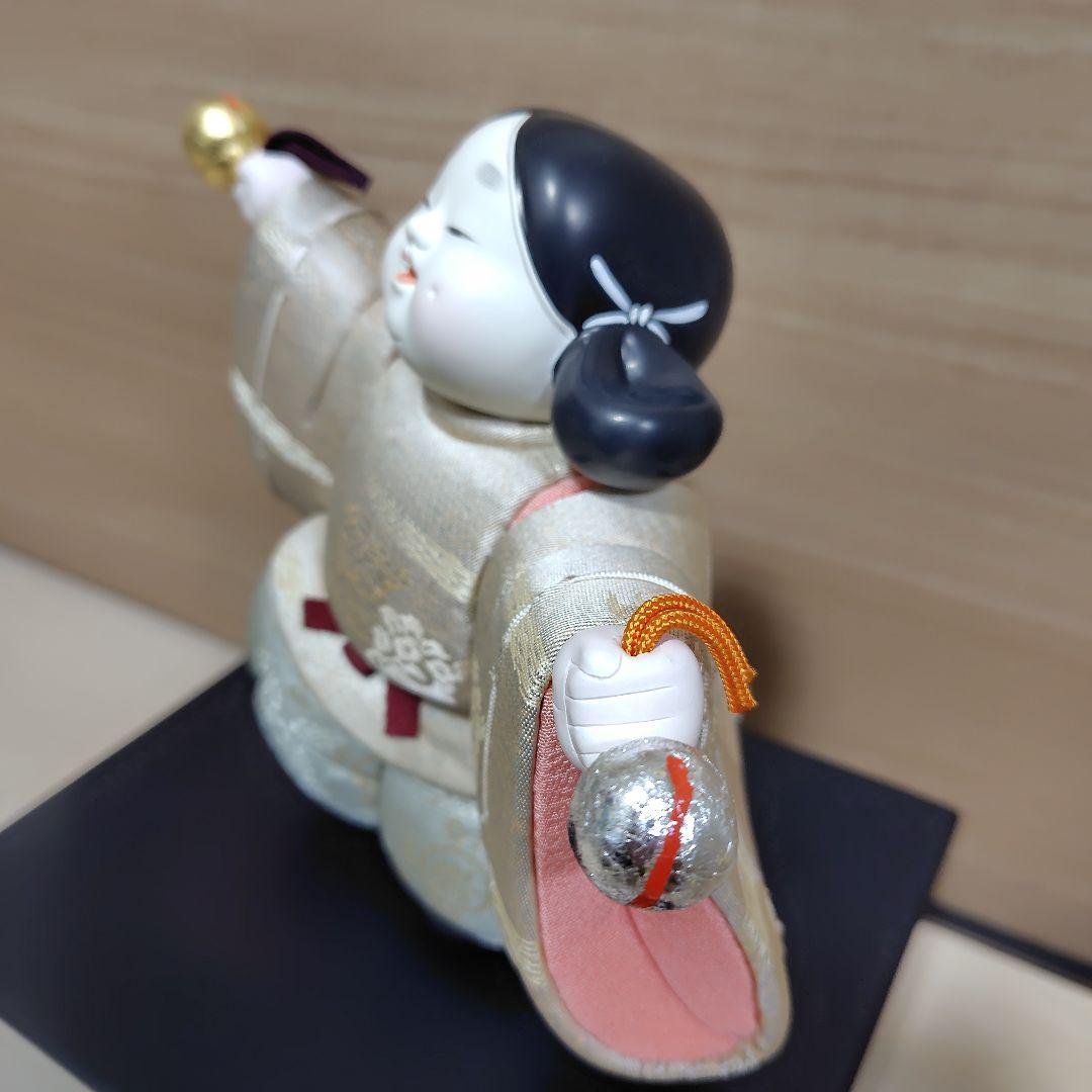 東玉工房　鈴木賢一作　人形　平安童　歓び