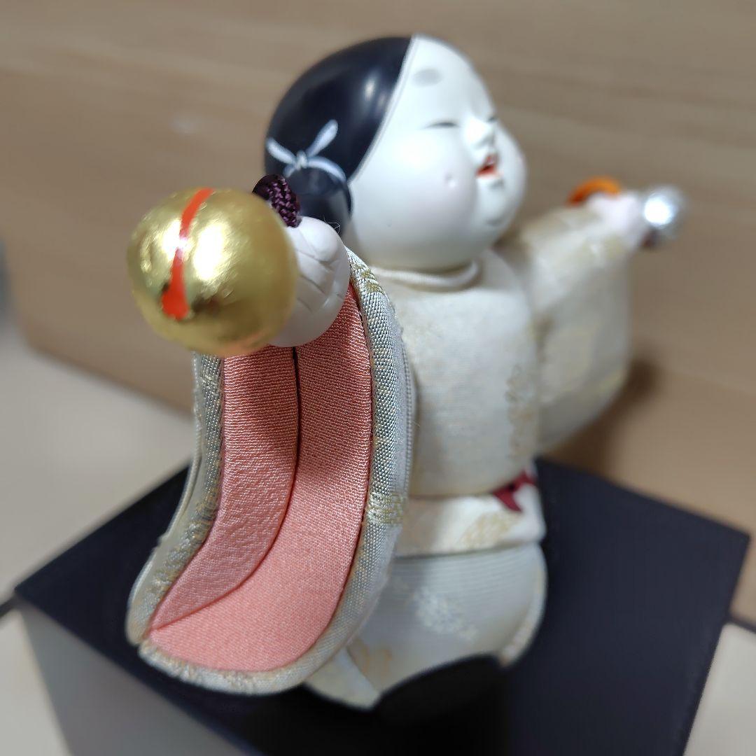 東玉工房　鈴木賢一作　人形　平安童　歓び