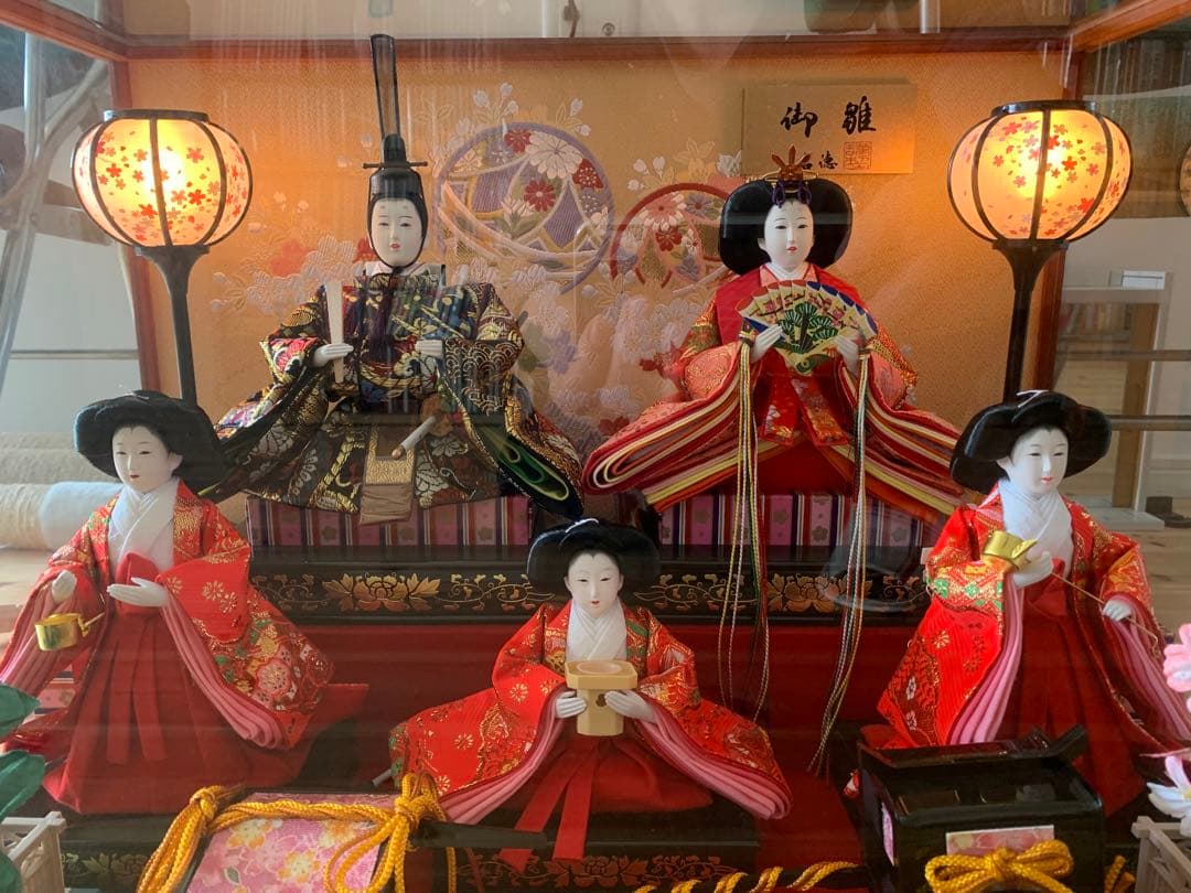 雛人形セット ひな祭り用 ケース入り