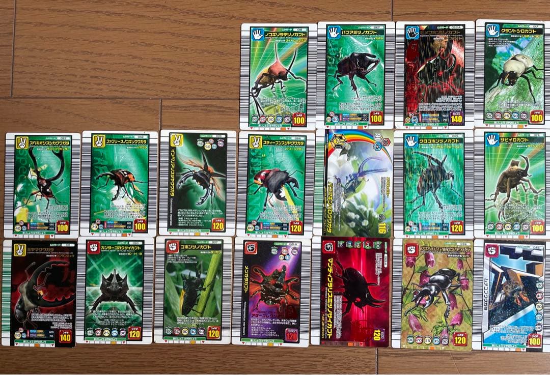 計51枚 旧昆虫王者ムシキングレアカード+ノーマルカードセット マスターズカード