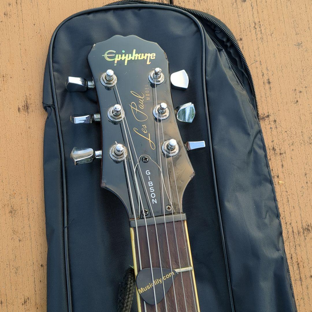 Epiphone Les Paul ギター 擦り傷あり 音出良好今月チューナー付