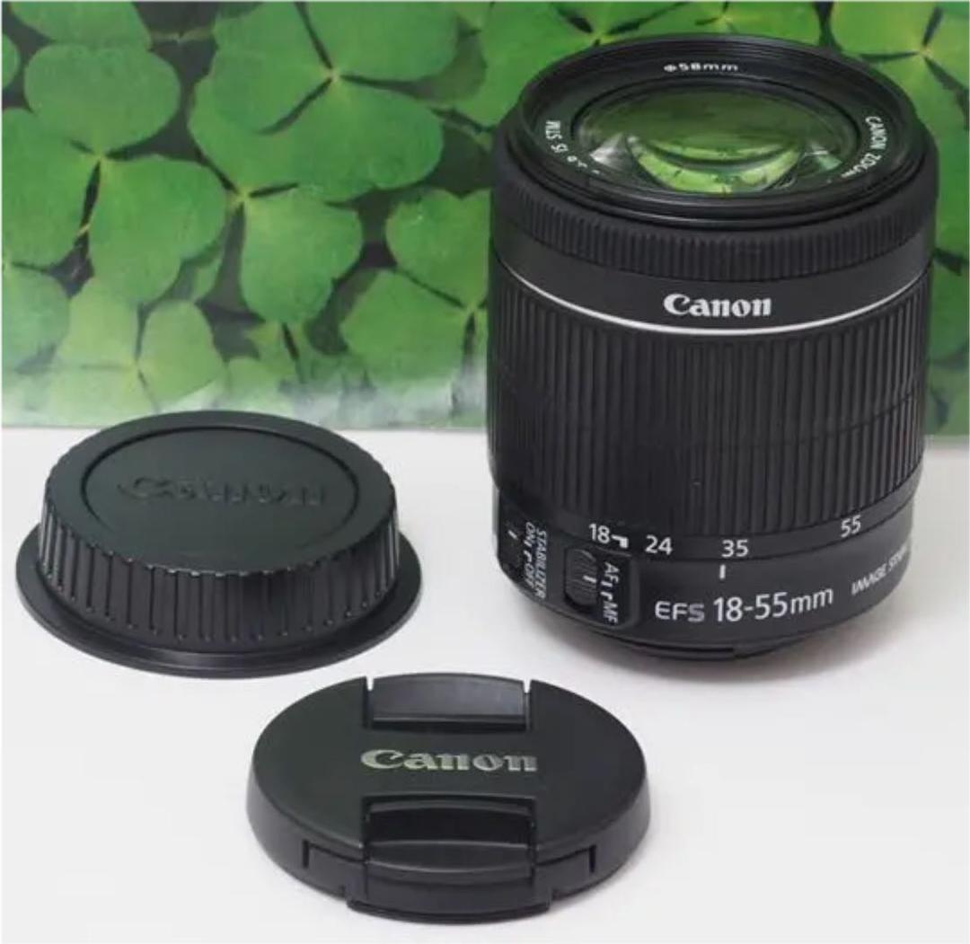 【美品】キヤノンEF-S18-55mm STM標準ズーム❤️音が静かで動画で活躍