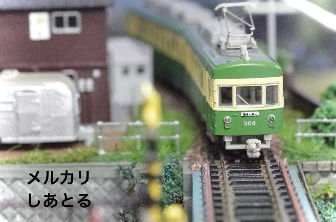 江ノ電 七里ヶ浜 行合川鉄橋 鉄道ジオラマ展示台 Nゲージ 鉄道模型 ジオコレ