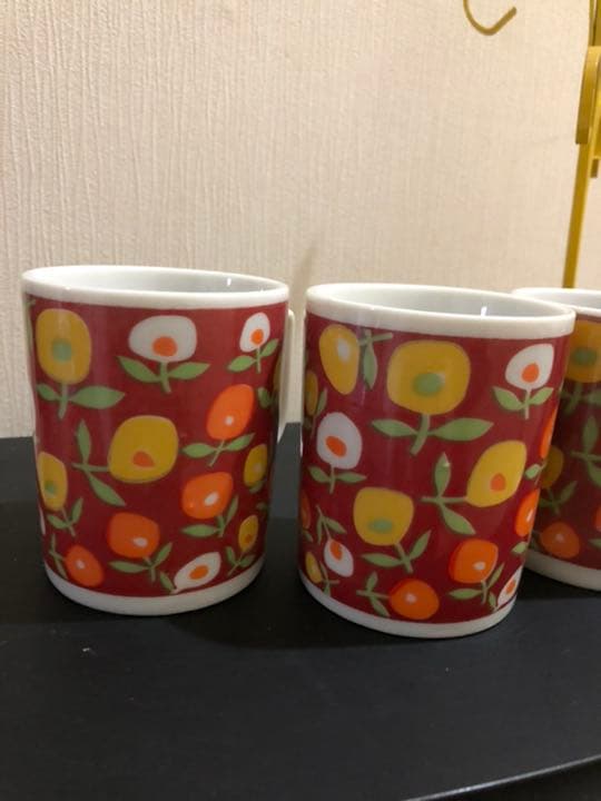 ビンテージ　マグカップ4点＆マグスタンド　セット