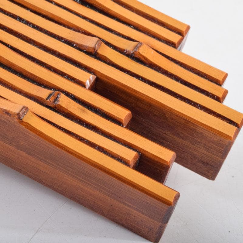 茶道具　山中塗　道場宗廣作　竹筏香合　共箱　V　8954