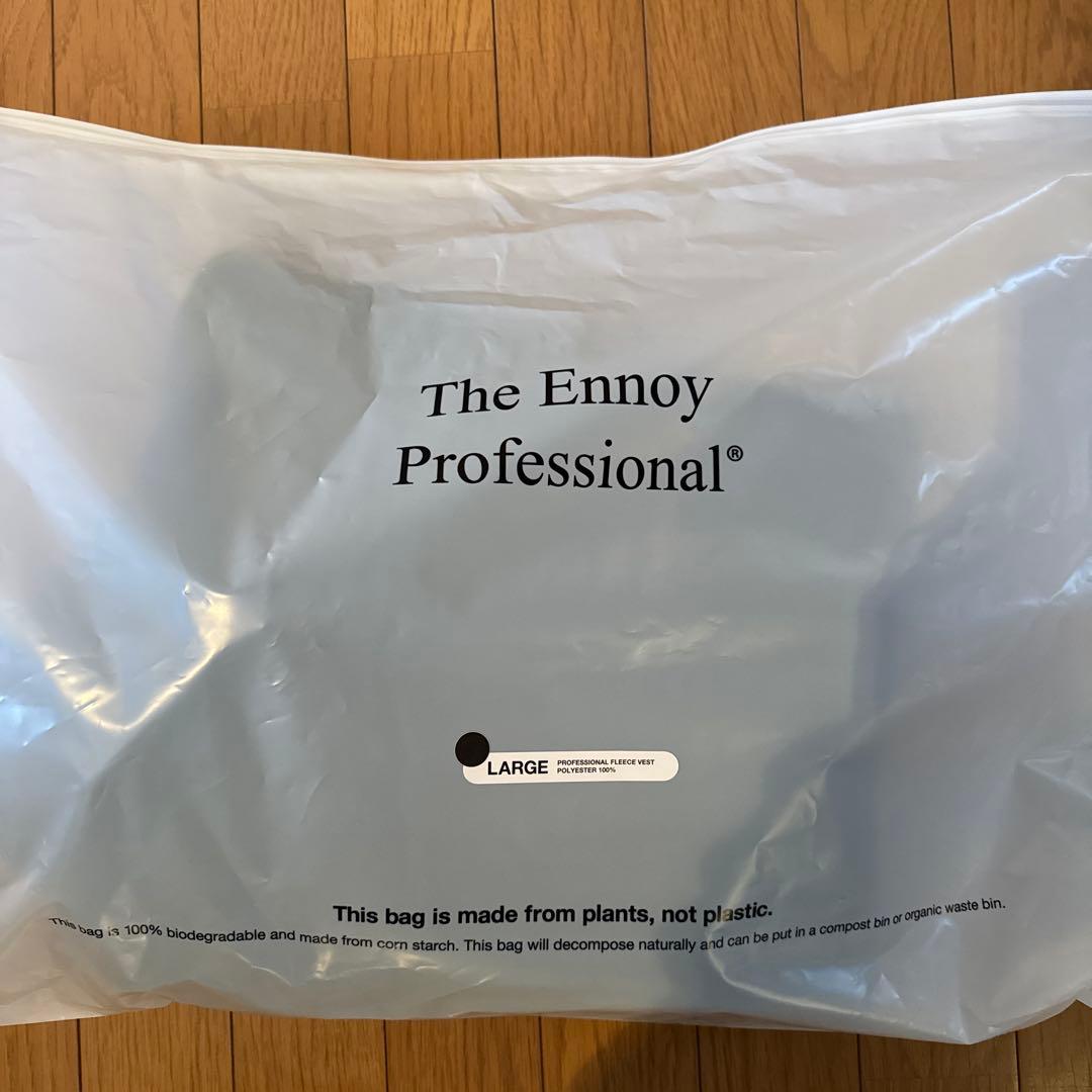 ENNOY PROFESSIONAL FLEECE VEST ブラック　L