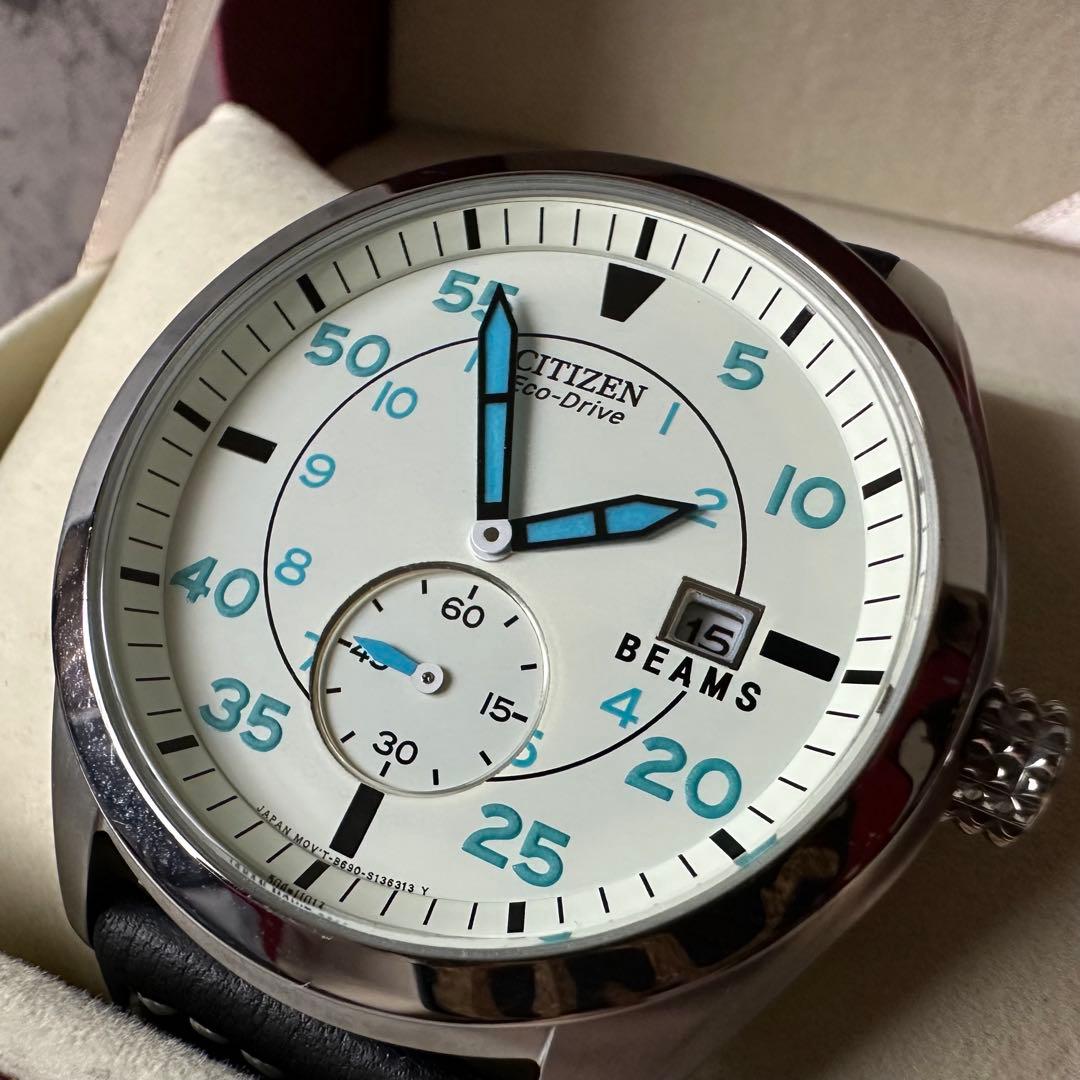 美品 CITIZEN×BEAMS シチズン ビームス ソーラーエコドライブ