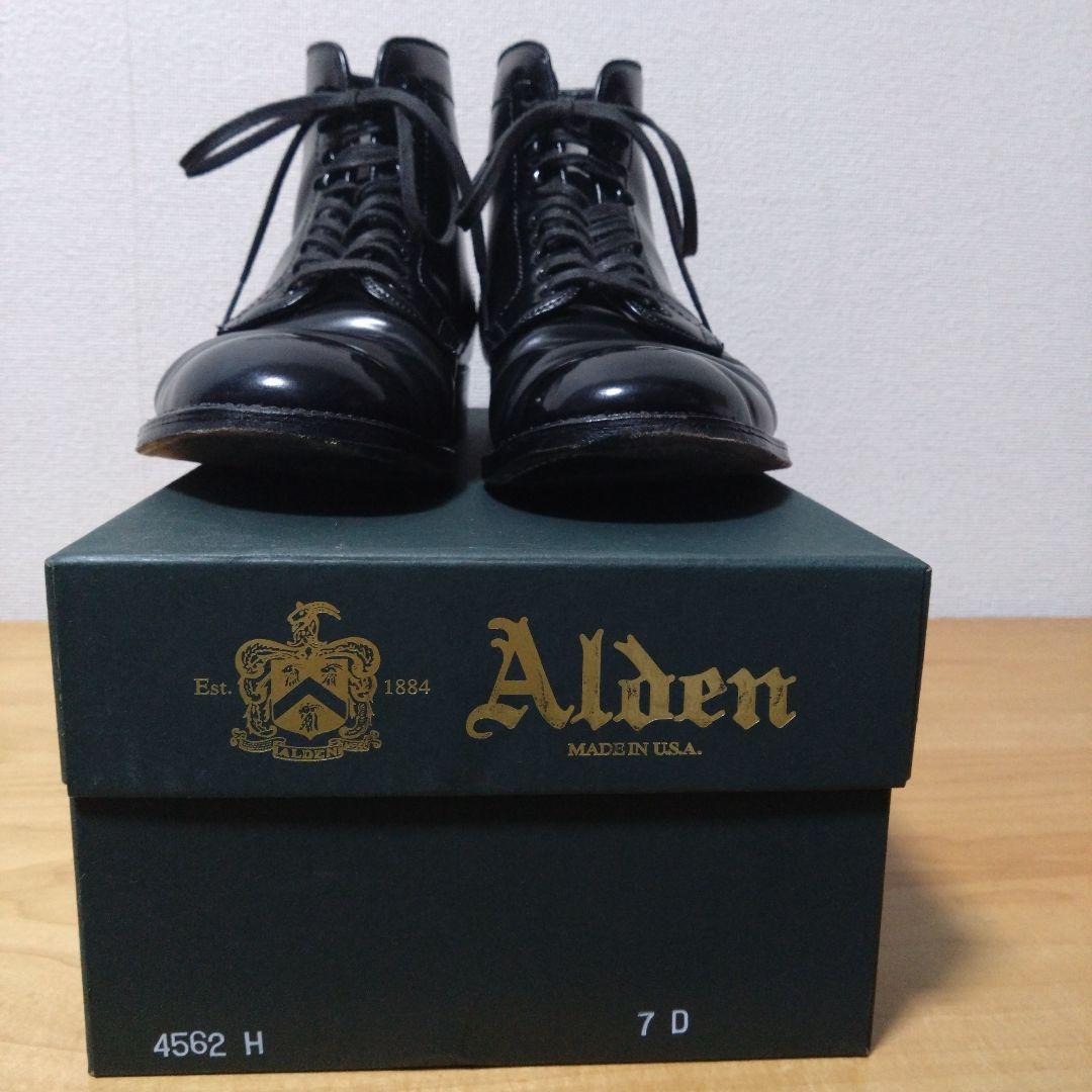 Alden 4562 H コードバンブラック 7 D25センチ相当