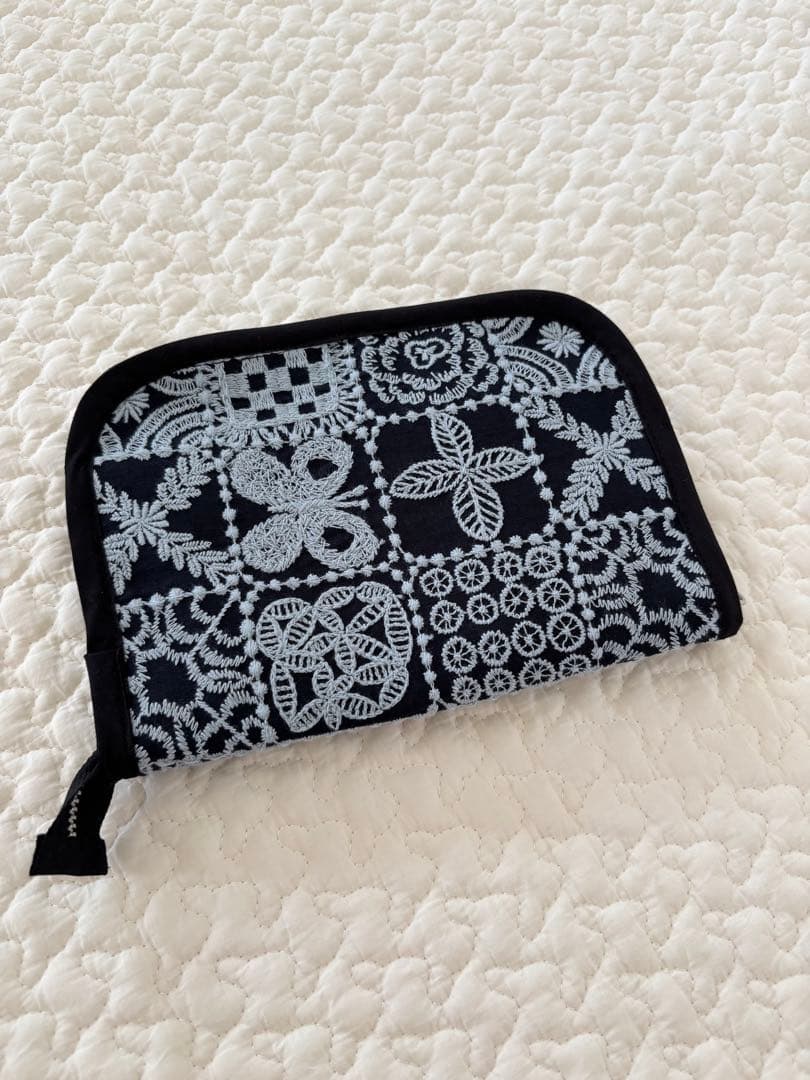 ハンドメイド マルチケース ミナペルホネン forest tile 通帳ケース