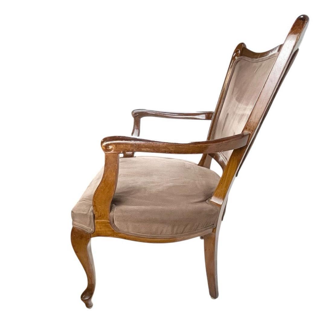 【maruni/マルニ】木製 アームチェア 猫脚 椅子 オールドマルニ 70's