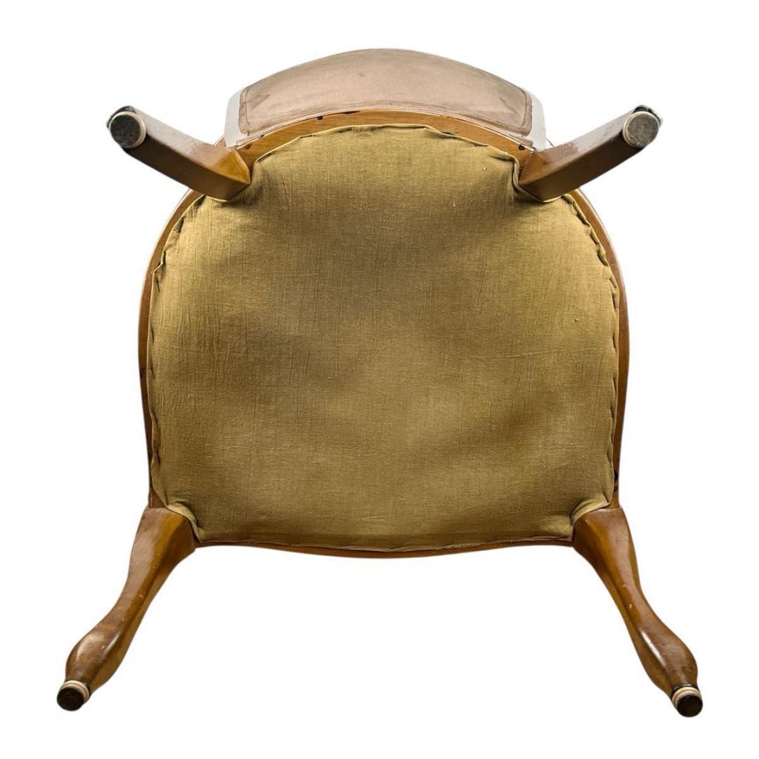 【maruni/マルニ】木製 アームチェア 猫脚 椅子 オールドマルニ 70's