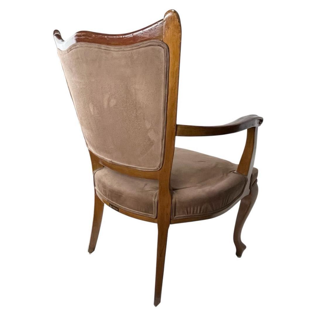 【maruni/マルニ】木製 アームチェア 猫脚 椅子 オールドマルニ 70's