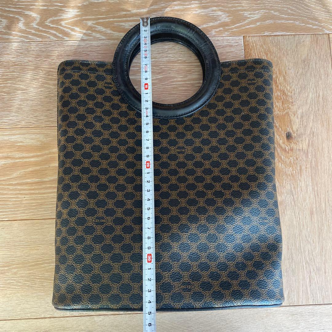 セリーヌ　ハンドバッグ ダークブラウン