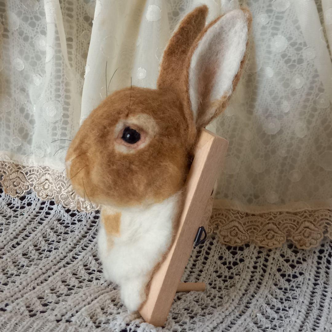 専用出品 うさぎフレーム うちのこ オーダーメイド 羊毛フェルト ハンドメイド