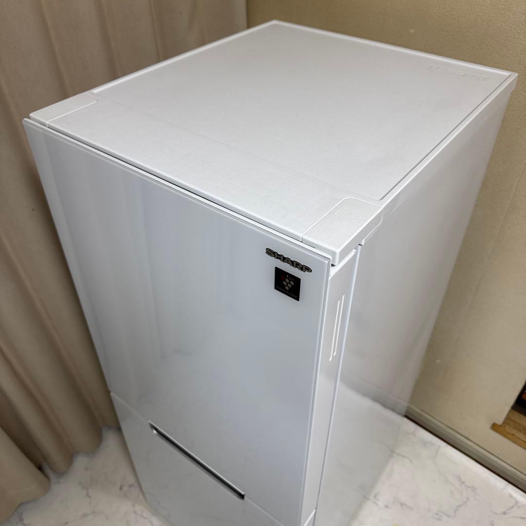 極美品 SHARP 2021年製 プラズマクラスター搭載冷蔵庫