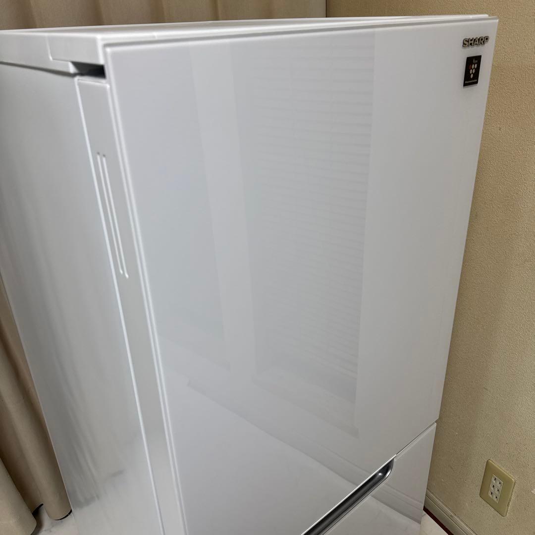 極美品 SHARP 2021年製 プラズマクラスター搭載冷蔵庫