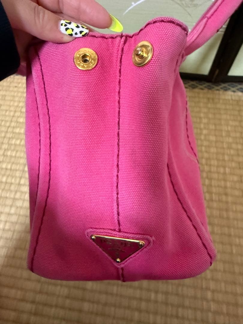 【PRADA】年末セール♡カナパトート♡ピンク♡最終値下げ☆