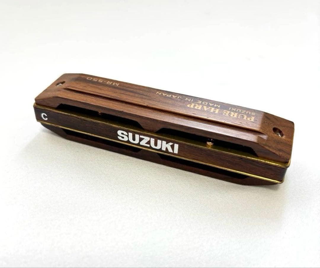 SUZUKI PURE HARP B MR-550 日本製　ハーモニカ