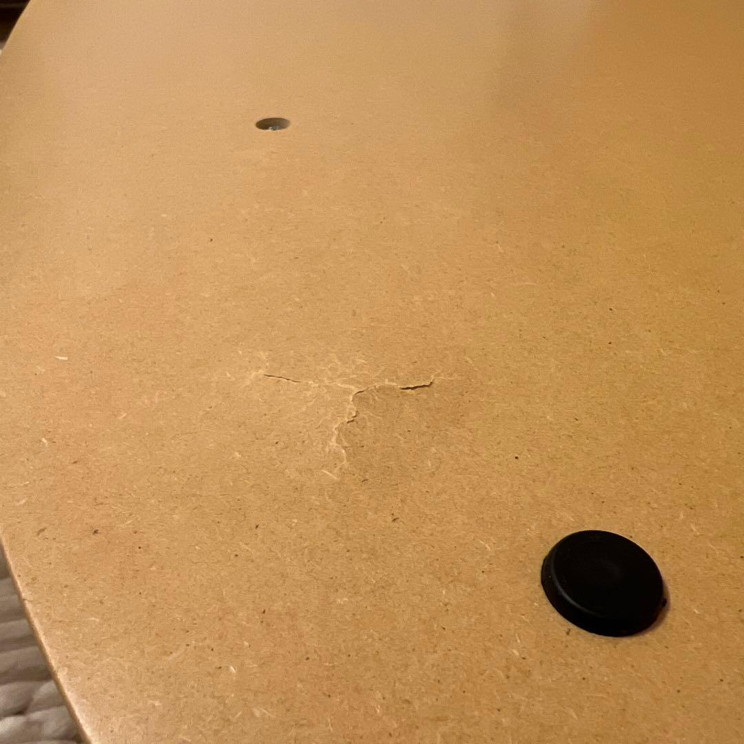 受取評価遅い方ご遠慮ください 楕円こたつテーブル（ナチュラル）こたつ布団付