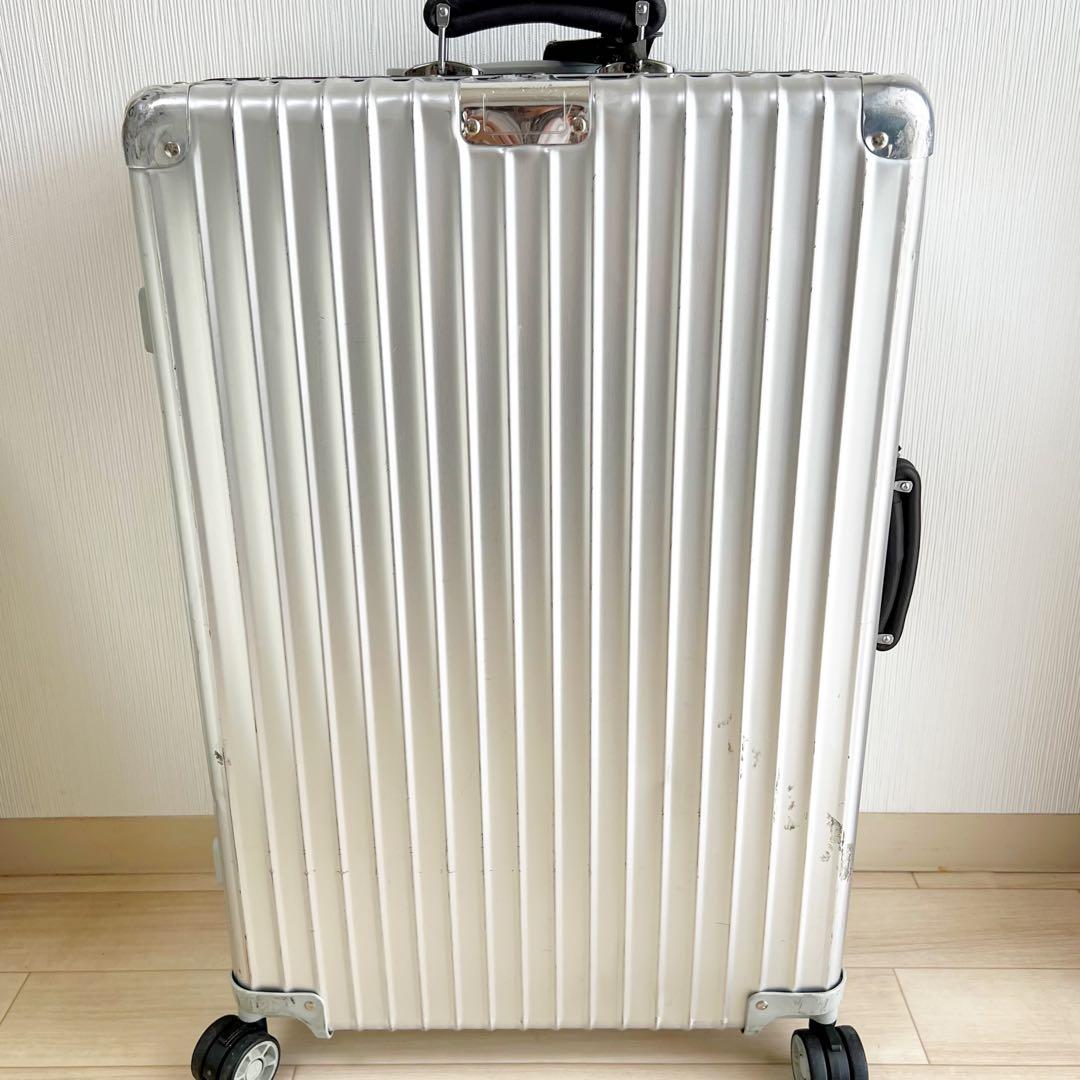 リモワ　廃盤モデル　クラシックフライト　63L 大容量　希少　ジュラルミン　4輪