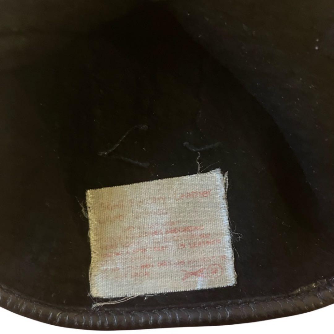 デンツ　ペッカリー　手袋　裏地なし　サイズ8H　BLACK