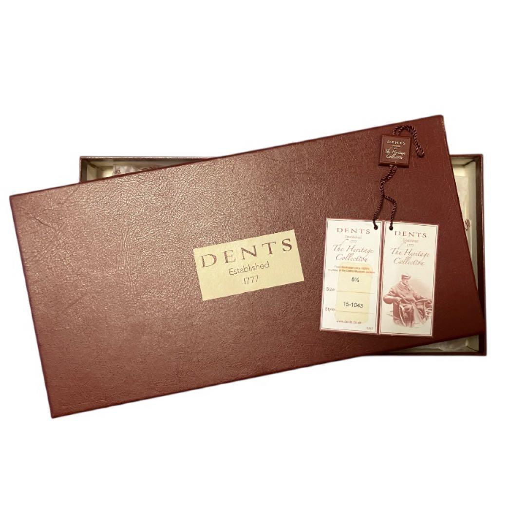 デンツ　ペッカリー　手袋　裏地なし　サイズ8H　BLACK