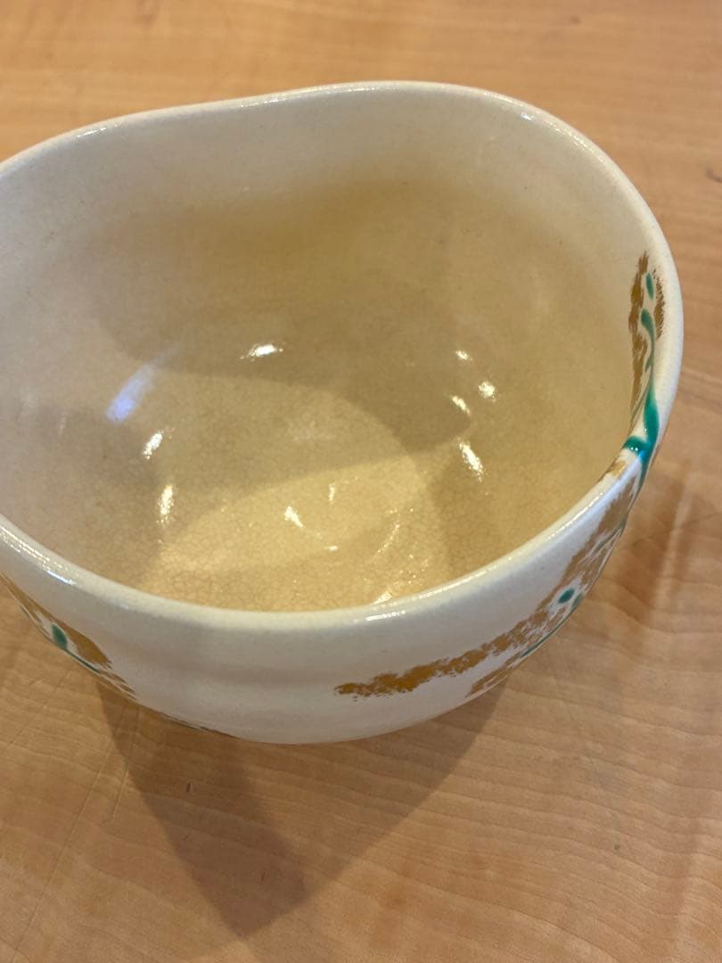 永楽即全 永楽善五郎 仁清写 貝合茶碗 茶碗 抹茶碗 茶道具 共箱