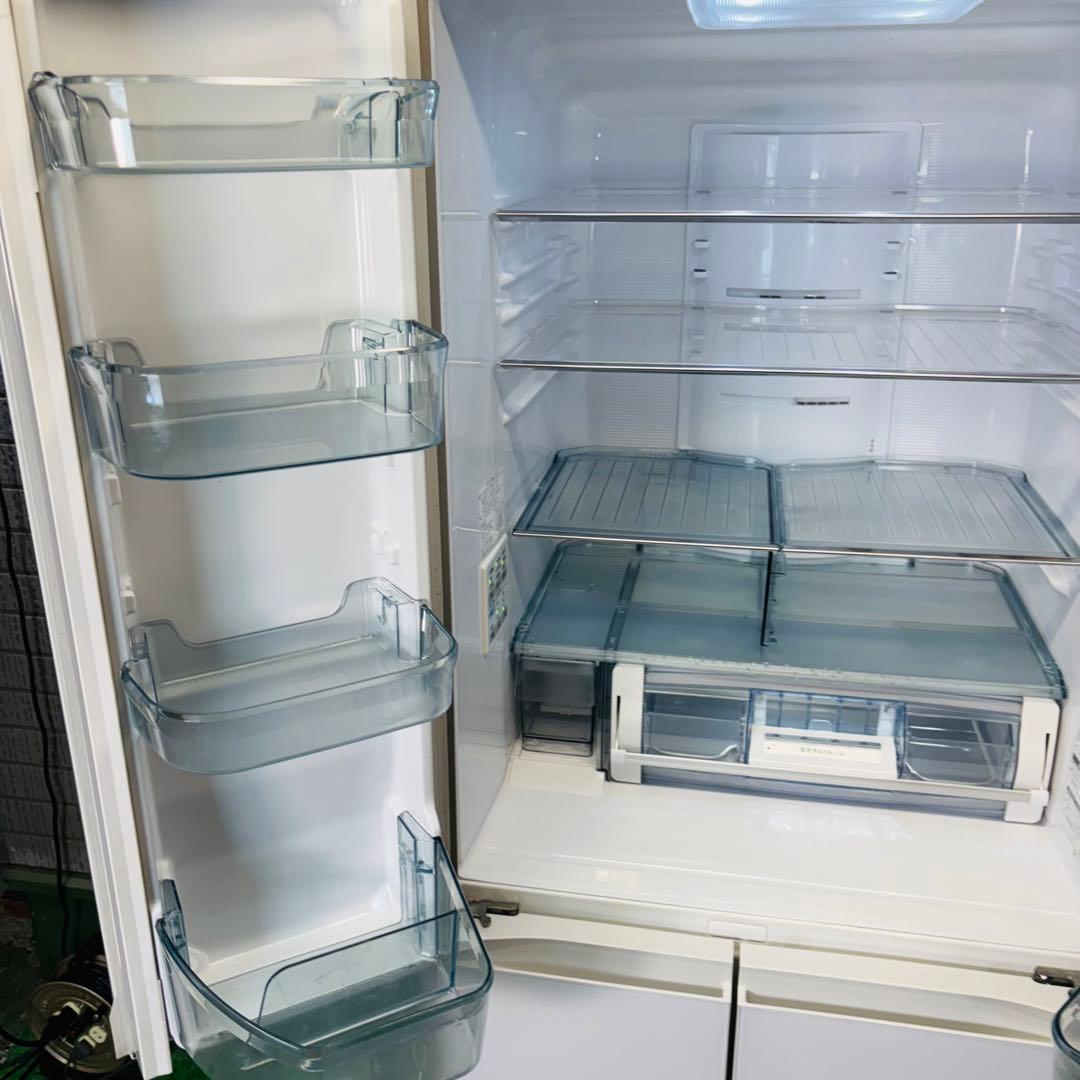 日立 430L 冷蔵庫 大容量 おしゃれガラス面 ファミリー【地域限定配送無料】