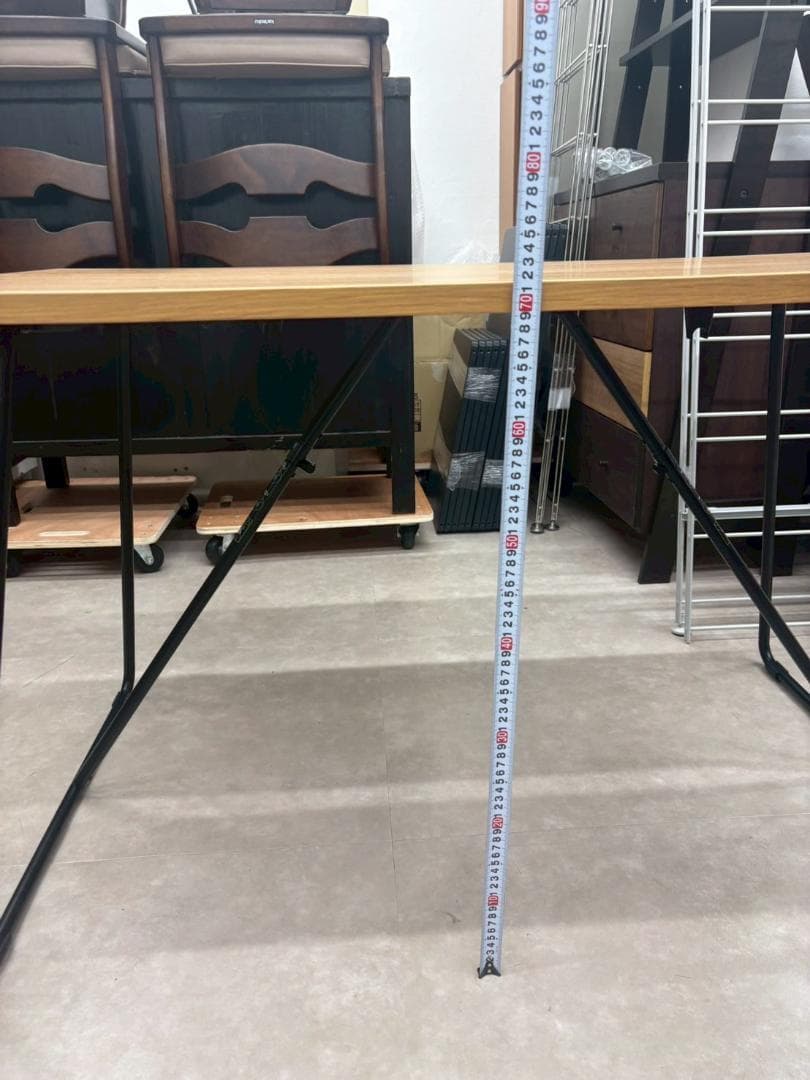 無印良品 折りたたみテーブル 木目調 120×70×70cm たのメル便
