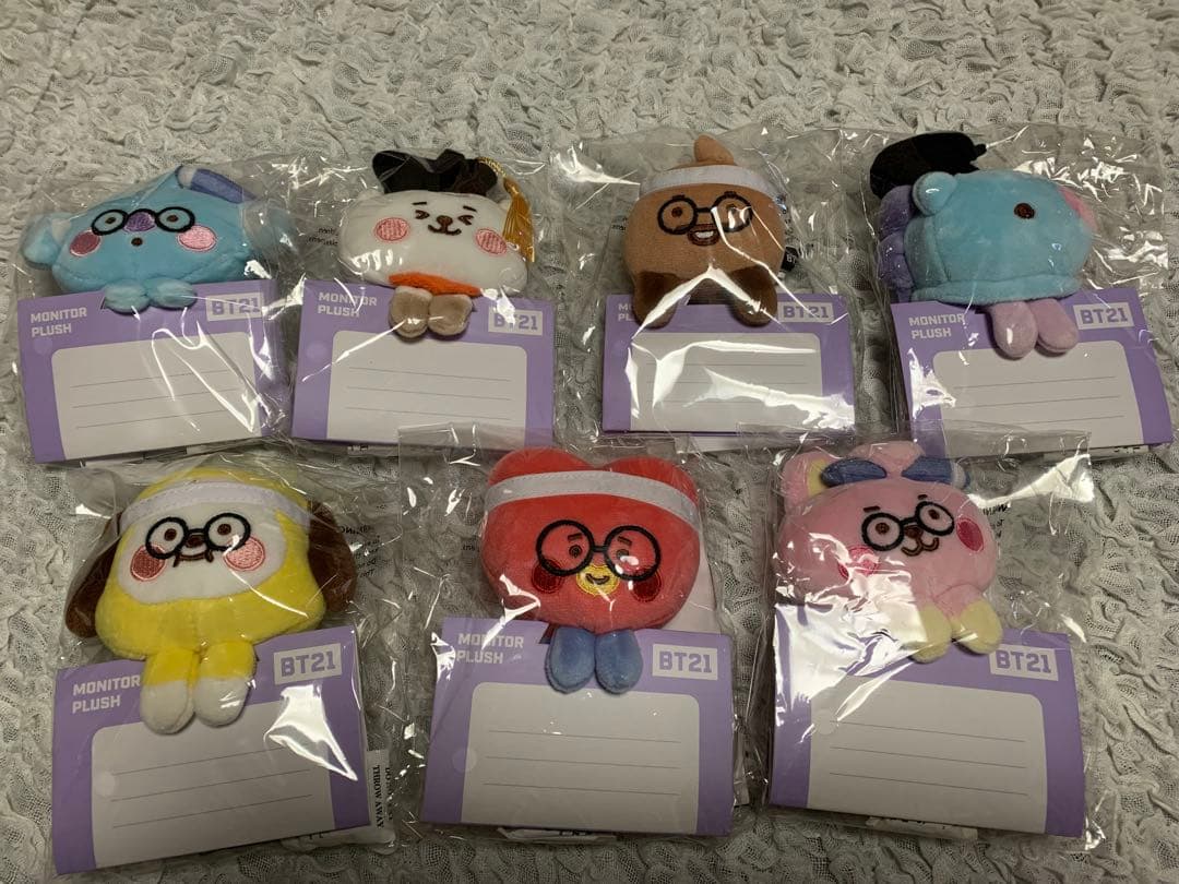 BT21 モニターぬいぐるみ 7体セット