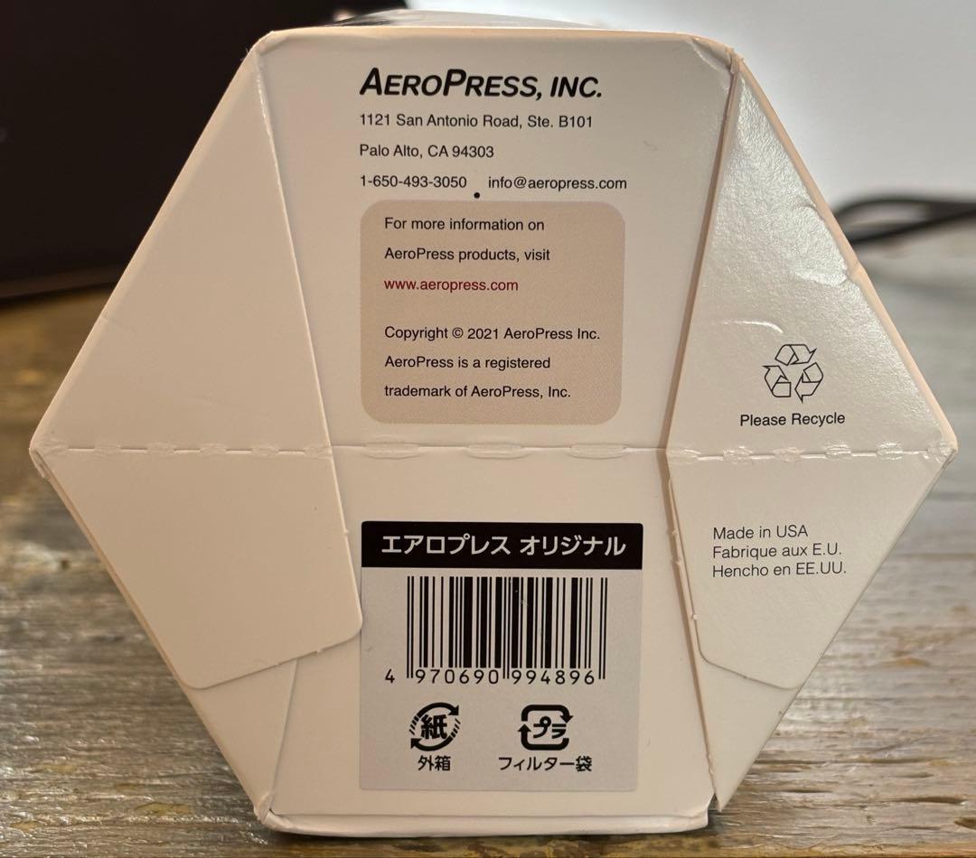 新品未使用 AeroPress エアロプレス オリジナル コーヒーメーカー お得