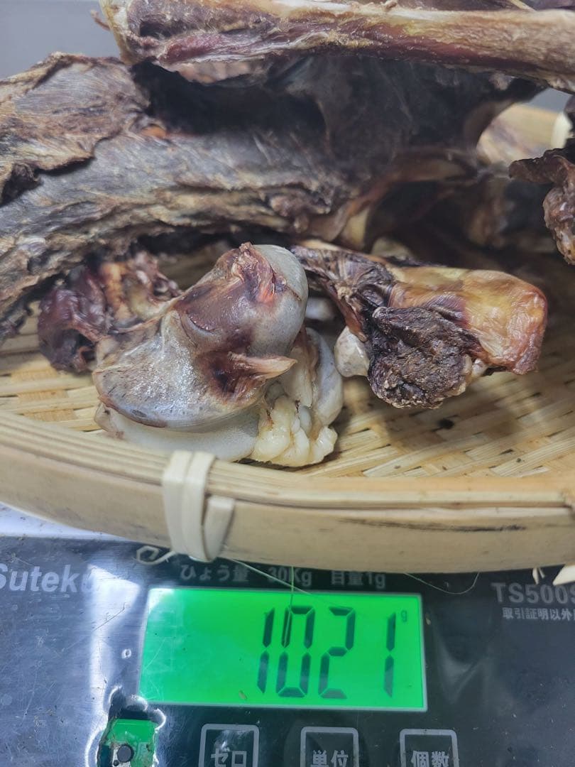 【お肉たっぷりいろいろボーンジャーキー】人気のガジガジ　ドライボーン