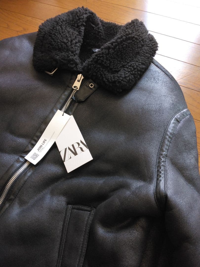 【新品!!】ZARA DoubleFace Jacket 黒 XL