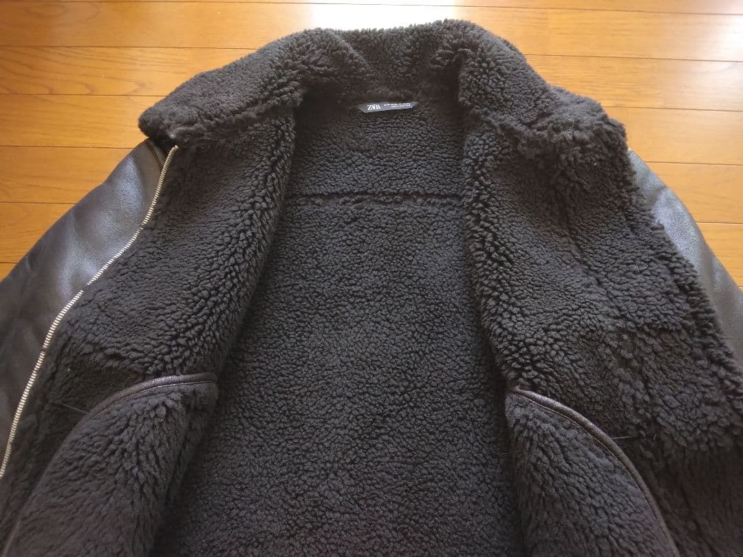 【新品!!】ZARA DoubleFace Jacket 黒 XL
