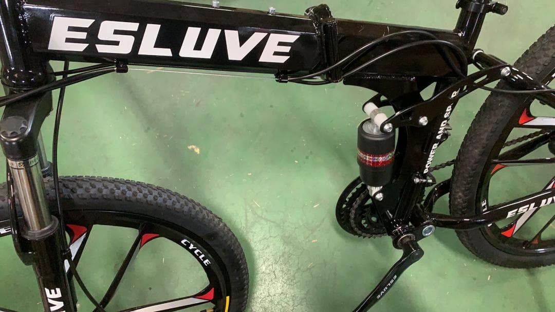 Esluve マウンテンバイク 26インチ 21段変速 折りたたみ自転車