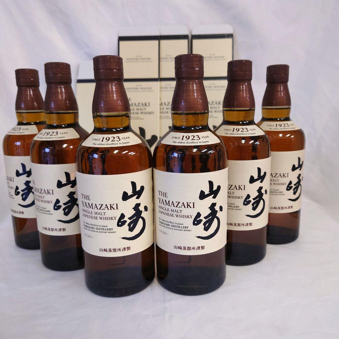サントリー山崎ノンヴィンテージ700ミリが6本です