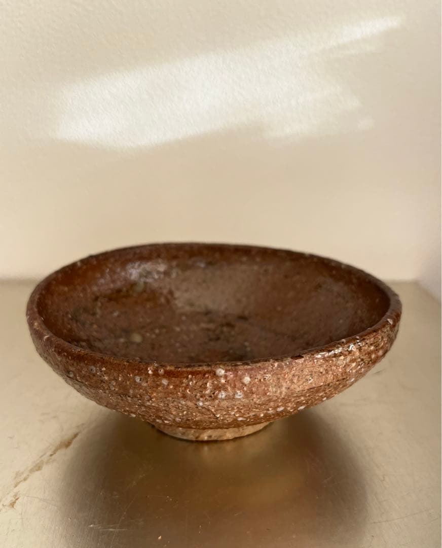 村田森　抹茶碗　平茶碗　韓国の土　茶の湯　茶道