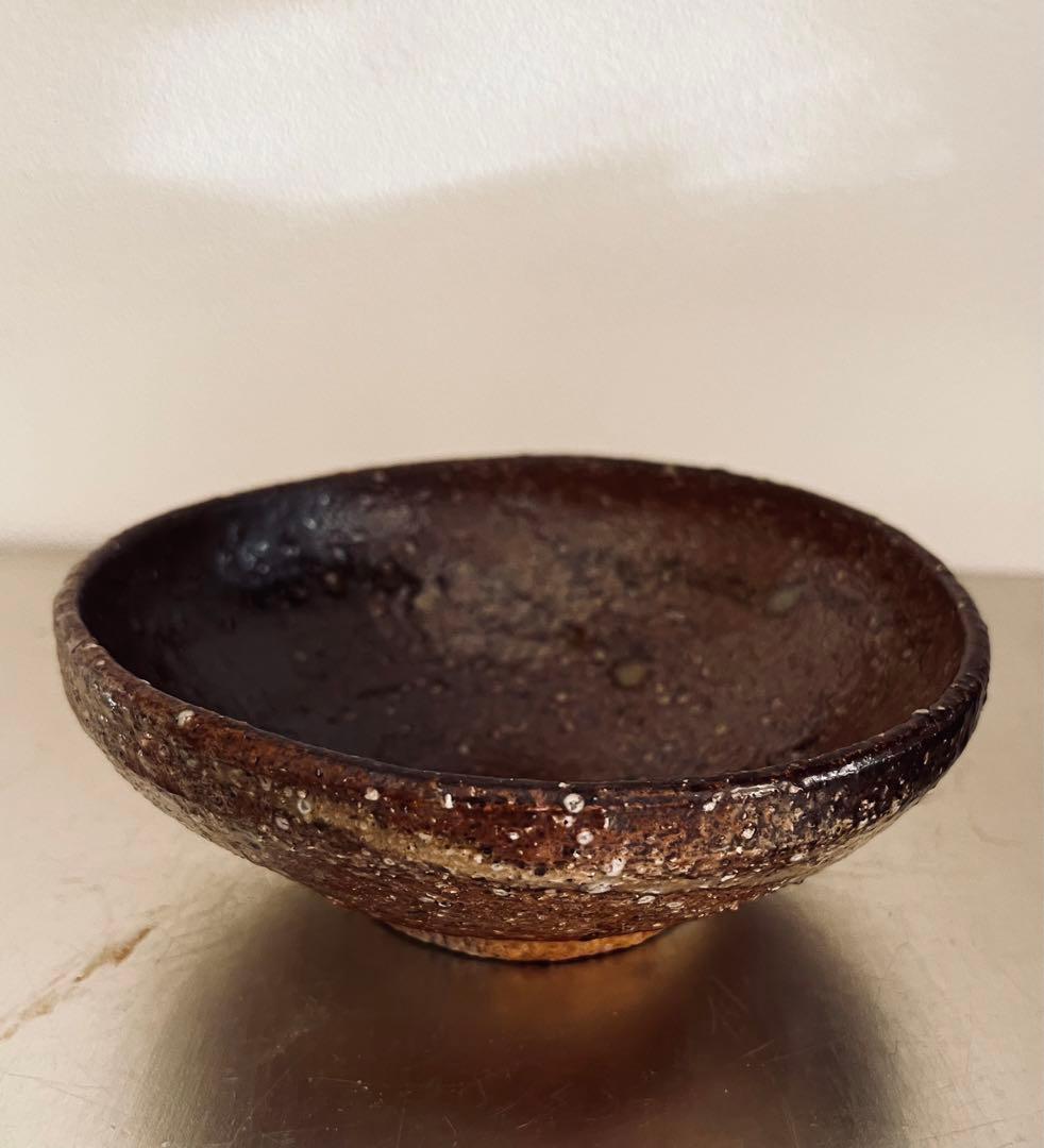 村田森　抹茶碗　平茶碗　韓国の土　茶の湯　茶道