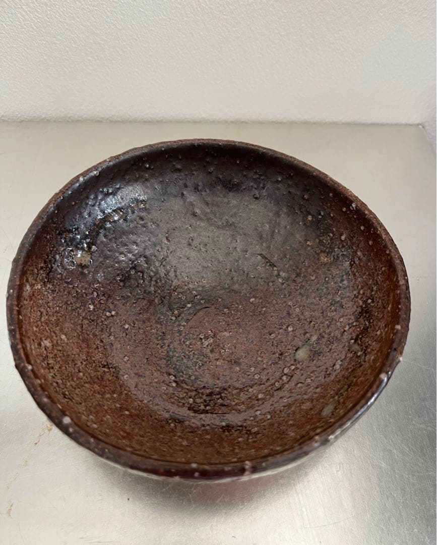 村田森　抹茶碗　平茶碗　韓国の土　茶の湯　茶道